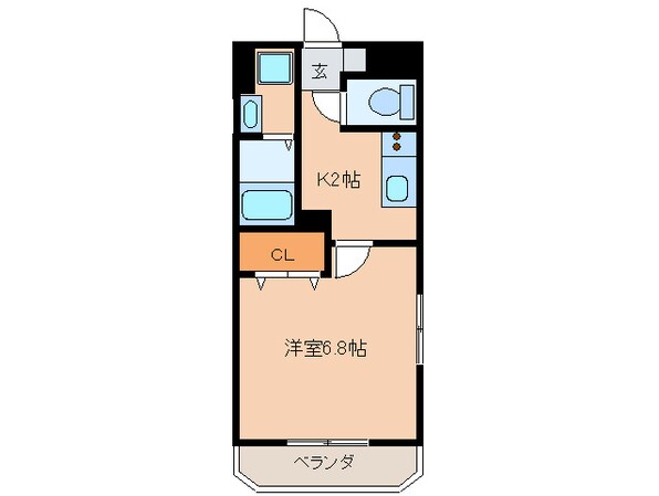 S－FORT姪浜の物件間取画像